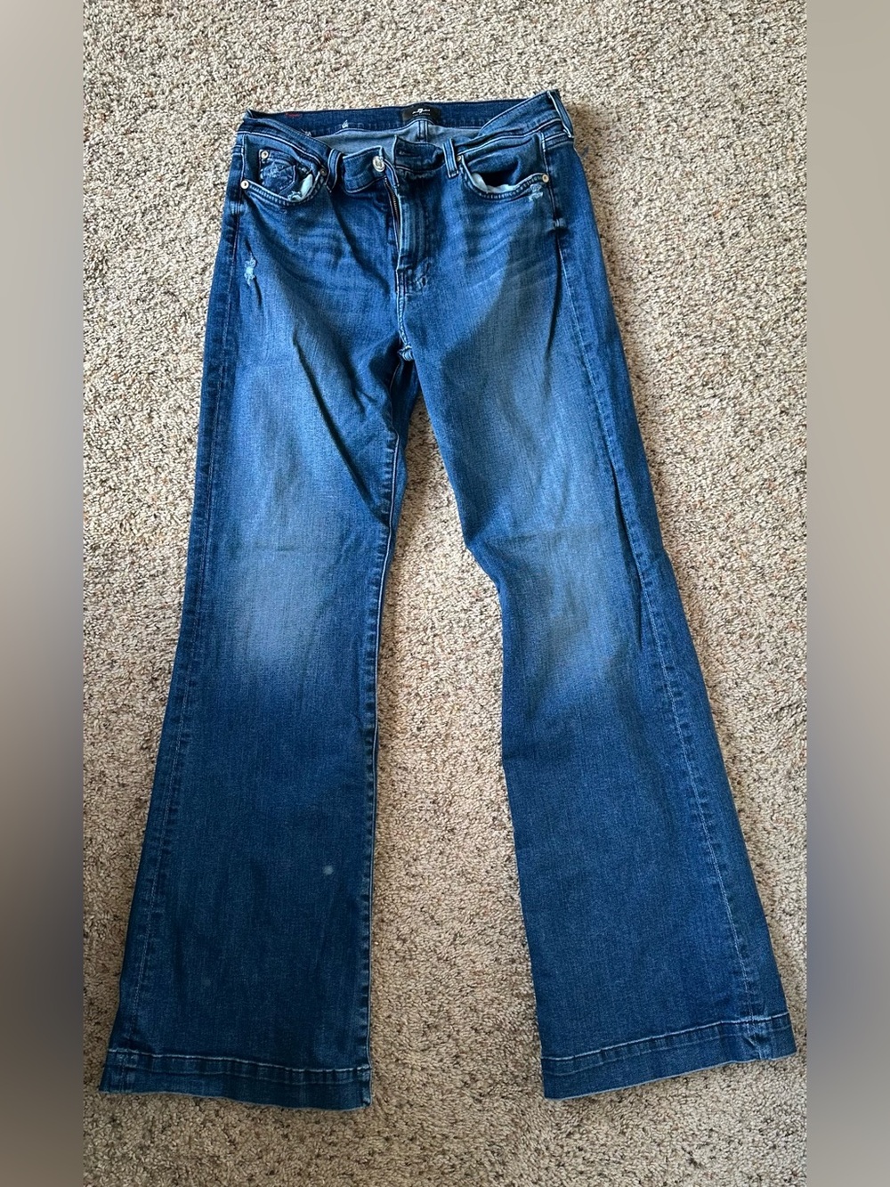 7 For All Mankind Dojo dark blue Women's Bootcut Jeans
